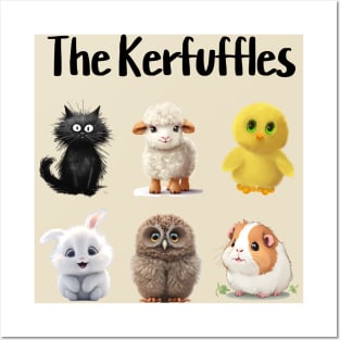 The Kerfuffles, fluffiest little fluffs Posters and Art
